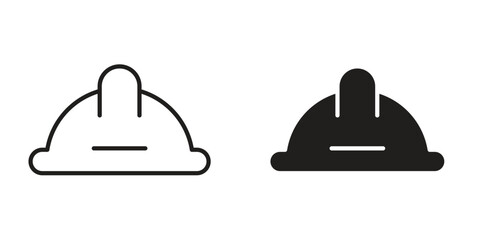Fototapeta premium Safety helmet icon