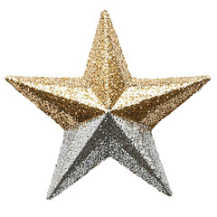 golden christmas star