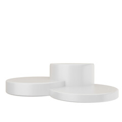 3d podium display product stage stand presentation soft luxury cosmetic