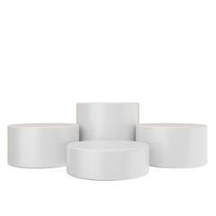3d podium display product stage stand presentation soft luxury cosmetic