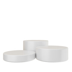 3d podium display product stage stand presentation soft luxury cosmetic