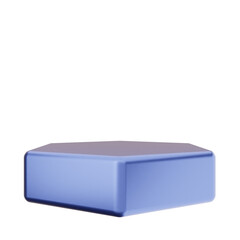 3d podium display product stage stand presentation soft luxury cosmetic