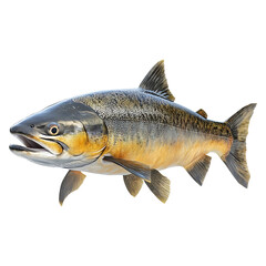 Obraz premium PNG Chum Salmon animal fish, isolated on fully transparent png background