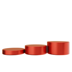 3d podium display product stage stand presentation soft luxury cosmetic