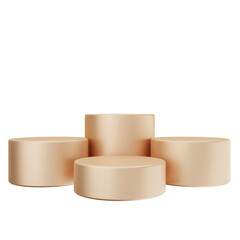 3d podium display product stage stand presentation soft luxury cosmetic