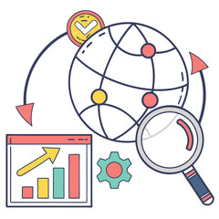 
Modern Flat Vector Illustration – Perfect for Business, UI, Education, Technology, and More