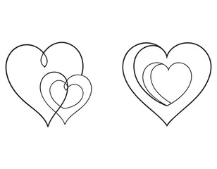 heart of hearts vector