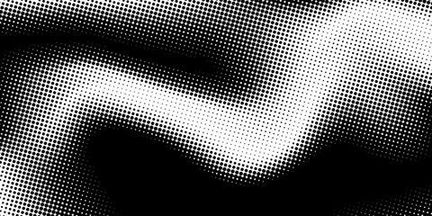 halftone curved line pattern. gradient halftone dots backgrounds © riski