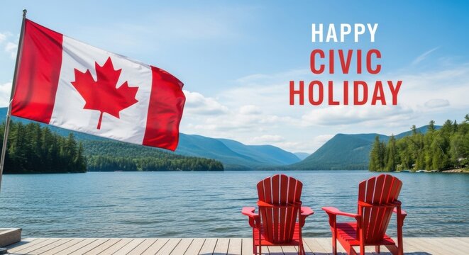 Happy Civic Holiday celebrating in beautiful Canada