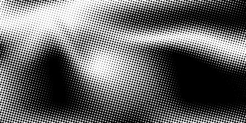 halftone curved line pattern. gradient halftone dots backgrounds. modern vector © riski