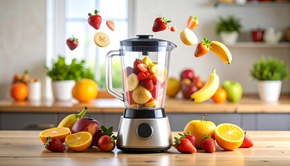 Fresh fruit smoothie blender