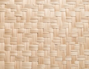 Naklejka premium Woven Jute Pattern Background in Soft Earth Tones