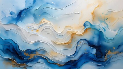 Obraz premium blue water abstract background