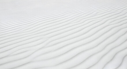 Obraz premium White Sand Dunes Textured Waves of Desert Landscape