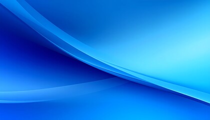 Naklejka premium Abstract blue curves (1)