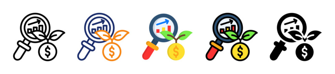 Data Analytics Investment Icon