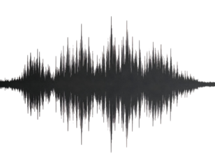 Vibrant digital soundwave visualization capturing the essence of audio amplitude and frequency.