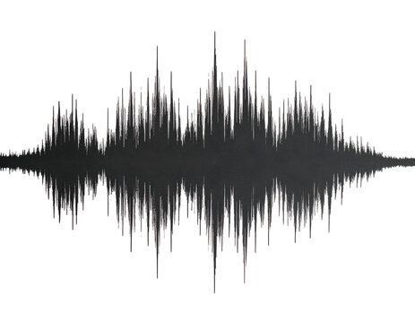 Vibrant digital soundwave visualization capturing the essence of audio amplitude and frequency.