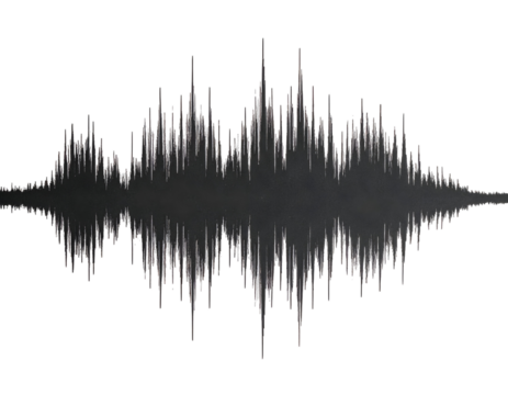 Vibrant digital soundwave visualization capturing the essence of audio amplitude and frequency.