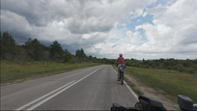 cycling in nature in wild places, bike-packing.