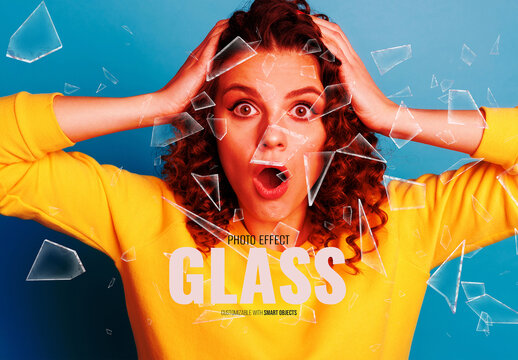 Broken Glass Photo Effect