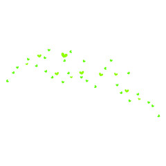 Green Heart Sprinkles