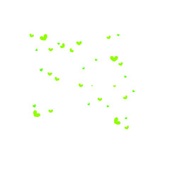 Green Heart Sprinkles