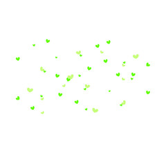 Green Heart Sprinkles