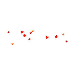 Red Hearts Illustration