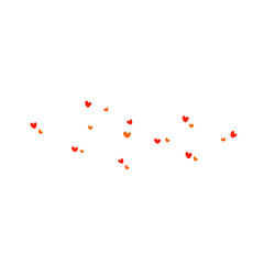 Red Hearts Illustration