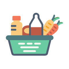 shopping bag with groceries