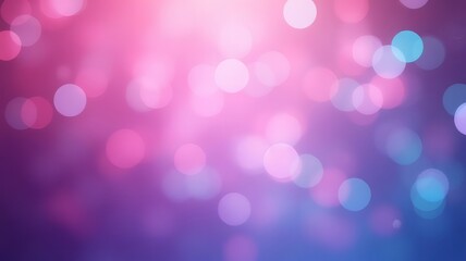 Abstract Pink Blue Bokeh Light Sparkling Glitter Background Festive Celebration Holidays