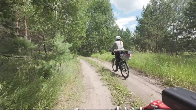 cycling in nature in wild places, bikepacking