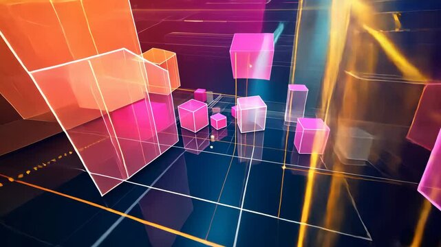 technology background  hi-tech communication concept  innovation theme  vibrant colors