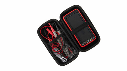 Digital multimeter with carrying case