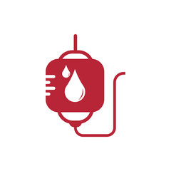 Obraz premium Red blood icon design