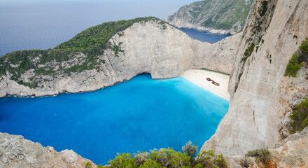 Zakynthos island or Zante Island, Greece