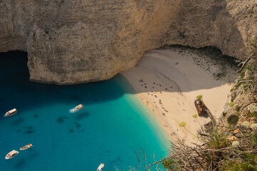 Zakynthos island or Zante Island, Greece