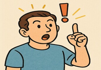 ひらめいた男性②