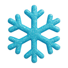 PNG Sparkling blue snowflake illustration.