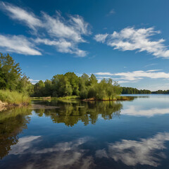 Fototapeta premium Open Skies and Summer Nature Bliss