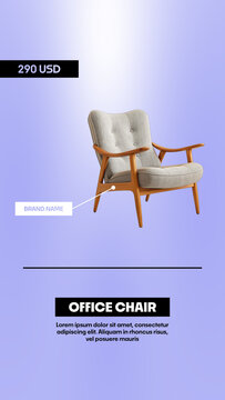 Product Promo Animation with Price and Description Text for Social Media Ads
