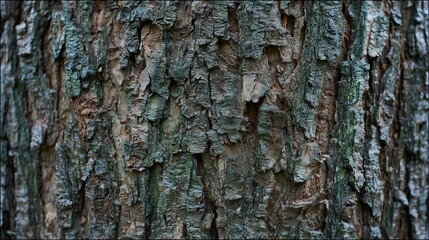 Exploring the Intricate Textures of Tree Bark in Nature's Chaos
