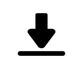 Download icon. Download button vector design and illustration.

