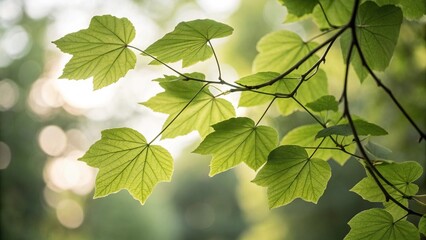 green leaves background