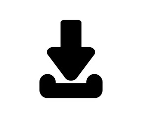 Download icon. Download button vector design and illustration.
