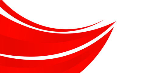 red and white business wave banner background. overlapping vector wave background. good for background design