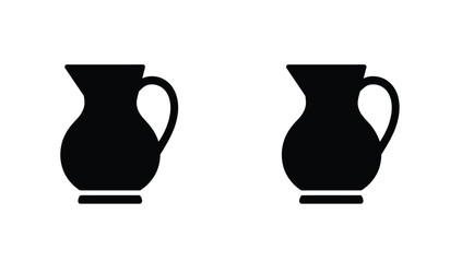 simple vase illustration The shape of the vase is symmetrical and classic.