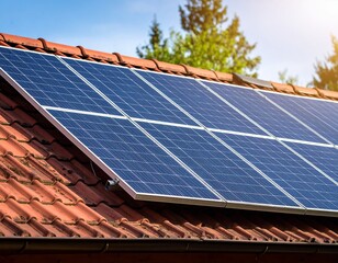 Solar Panels and Green Technology with Renewable Energy
