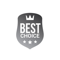 luxury gold best choice label design